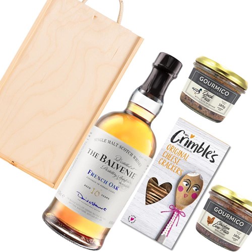 Balvenie 16yo French Oak Pineau Cask Whisky 70cl And Pate Gift Box